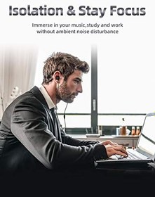 Resim Bluedio Li Kulak İçi Kulaklık, Kablolu Kulaklık, Stereo ve HiFi Ses, Yumuşak ve Konforlu Kulak Tıkacı, 3,5 mm Y Dağıtıcı, PC, Dizüstü Bilgisayarlar, Oyunlar ve Çevrimiçi Toplantılar için 