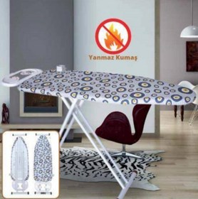 Resim BALA HOME 3 Adet Yanmaz Ütü Masası Örtüsü Süngerli 