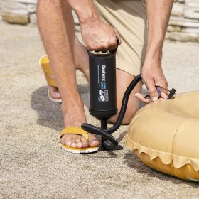Resim Toha Bestway 30 cm Çift Pistonlu El Pompası 0,85 L Hava Kapasiteli Şişme Havuz Deniz Yatağı Pompası 