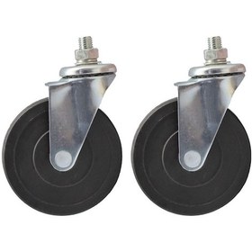 Resim Stanley Pa616 Mt519-mt520 Taşıma Arabası İçin Küçük Pu Hareketli Yedek Teker 1 Çift 