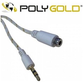 Resim Polygold PG-1103 Stereo AUX Ses Uzatma Kablosu 1.5 M 