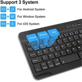 Resim Novahub 3 Sistemli Çok Dilli Kablosuz Bluetooth Klavye Ve Fare Takımı - Tablet Ve Laptop Uyumlu, Hafif Ve Taşınabilir Diğer 