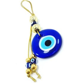 Resim Özel Tasarım Nazar Boncuğu Duvar Askısı El Yapımı Cam Hediyelik D 