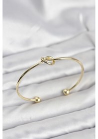 Resim Düğüm Model Pirinç Gold Renk Kadın Bileklik Diğer 