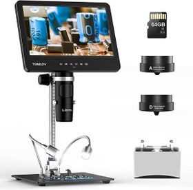 Resim Tomlov DM601 HDMI Dijital Mikroskop 3 Lensli - Yetişkinler için 
