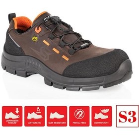 Resim Swolx Combo-x 950 S3 Esd İş Ayakkabısı Kahverengi 