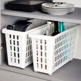 Resim Gondol Plastik Maksi Dolap İçi Tekerlekli Düzenleyici - 13 lt 