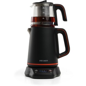 Resim Dexart Dx-1321-bl Perfecttea Dijital Çay Makinesi Siyah Çelik 
