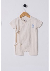 Resim U.S. Polo Assn. U.s. Polo Assn Erkek Bebek Beyaz Tulum 5274-47851 Beyaz 
