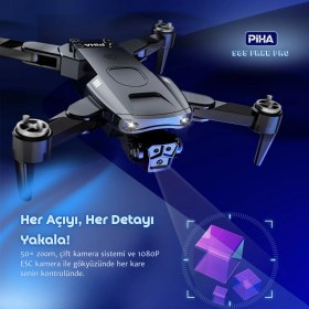 Resim S85 Free Pro – 2 Batarya, 40 Dakika Uçuş, 1080P Çift Esc Kamera, Fırçasız Motorlu Drone 
