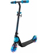 Resim Evo 2 Tekerlekli Katlanabilir Light Speed Işıklı Mavi Scooter 