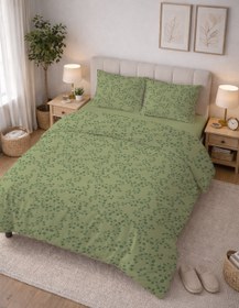 Resim Evmila Minik Çiçekler Desenli Nevresim Takımı - 220x240 Cm Nevresim + 50x70 Yastık kılıfı + 180x200 Cm Çarşaf 