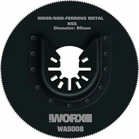 Resim Daders Home WA5008 Çok Amaçlı Raspalama Makinesi Için 80MM 360˚ Metal, Ahşap, Fiberglas, Pvc Kesme Bıçağı 