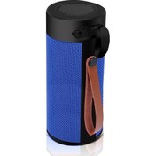Resim Açık Kablosuz Bluetooth 5.0 Subwoofer Hoparlör Müzik Hoparlör Taşınabilir Çok Fonksiyonlu Stereo Ses Hoparlör Mini Ses Kutusu | (Mavi) 