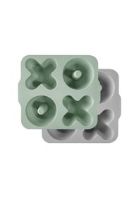 Resim Oioi XoXo Kek & Muffin Kalıbı River Green / Powder Grey Çok Renkli 