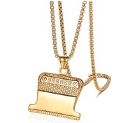 Resim Chavin Barber Berber Traş Makinası Çelik Erkek Kolye Ei93Sr (484786825) Altın 