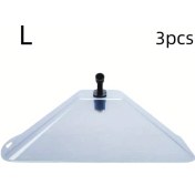 Resim Hightower L 3 Adet Şeffaf Fan Şekilli Hortum Başlığı - Ayarlanabilir Bahçe Sulama Nozulu 