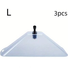 Resim Hightower L 3 Adet Şeffaf Fan Şekilli Hortum Başlığı - Ayarlanabilir Bahçe Sulama Nozulu 