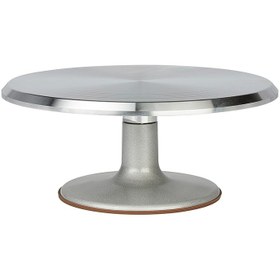 Resim Biradlı BRD-0570 Dönerli Metal Pasta Sıvama Standı, 30 cm 