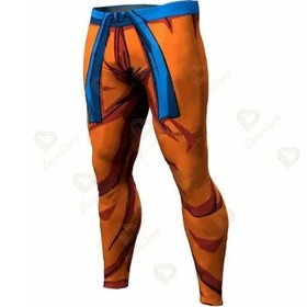 Resim Dragon Ball Dragon Ball Goku Baskılı Sıkıştırma Tayt Erkek Legging Pantolonblack Black 