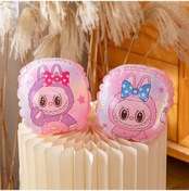 Resim Lalubu Baskılı Sevimli Çocuk Yüzme Kol Simidi Kolluk +3 Yaş Pembe 