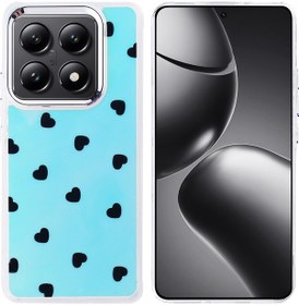 Resim Zore 14t Pro Kılıf Airbag Tasarımlı İksp Hadra Kapak - Kalp Kalp 