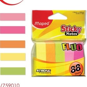 Resim Maped 15x50 Fosforlu Yapışkanlı Not Kağıdı 88 Li 