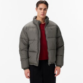 Resim Karl Kani Small Signature Embossed Puffer Erkek Gri Mont 