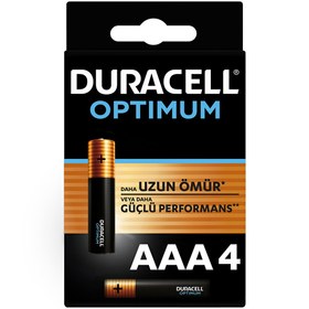 Resim Optimum 4lü AAA İnce Kalem Pil 