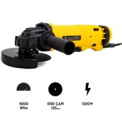Resim Dawreek Chelikbei DWE1200 Elektrikli Taşlama Makinesi 125 MM - Sarı 
