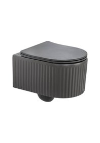 Resim Lena - Asma Klozet Mat Füme Kapak Dahil Outlet - Et-w1000mf- Füme 