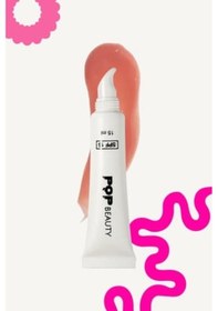 Resim Pop Beauty Dudak Nemlendirici Lip Gloss SPF15 Pembe 