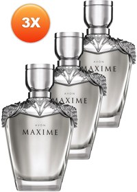 Resim AVON Maxime Erkek Parfüm Edt 75 Ml. Üçlü Set 
