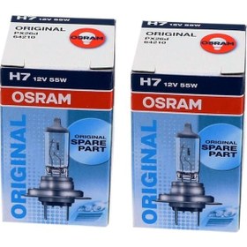 Resim 64210 Osram H7 Ampul Or. 12V-55W Made In Germany 2 Adet 252156414 