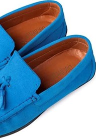 Resim Ducavelli Fransen Hakiki Deri Erkek Günlük Ayakkabı, Loafer Ayakkabı, Hafif Ayakkabı, Püsküllü Loafer, Süet Ayakkabı 