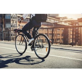 Resim Bike And Art 22.2mm Rahat Dik Oturuş Şehir Bisikleti Gidon Ve Boğaz Takımı Gri - Gümüş 