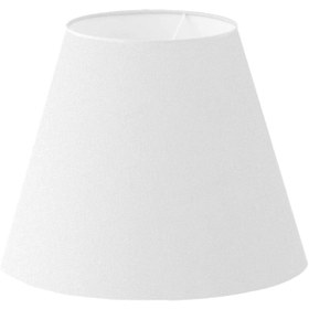 Resim Emg DesiGn Konik Abajur Şapkası Beyaz 