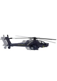 Resim Diecast Metal Askeri Apaçi Helikopteri 