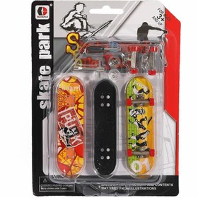 Resim KZL-1812B Kartela Parmak Kaykay 3'lü -Kızılkaya 