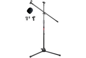 Resim MS06S Mikrofon Standı - Mikrofon Sehpası (Sünger ve Tutacak Dahil) 