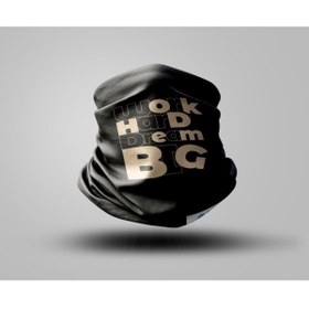 Resim Buffalo Yazı Tasarımlı Motorcu Buff Maske Outdoor Boyunluk Unisex Bandana 