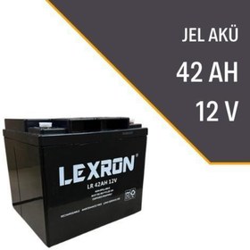 Resim Lexron 12v 42ah Jel Akü 