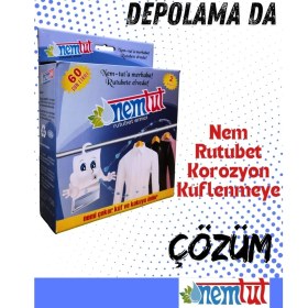 Resim Nemtut Nem Alıcı Rutubet Giderici Küf ve Korozyon Önleyici Koku Giderici Nem Tutucu 2 Kg 2 Kutu 4 Paket 