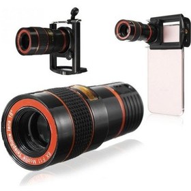 Resim 8x18 Zoom Teleskop Telefon Kamera Lensi Mini El Dürbünü Tg-v 0770 