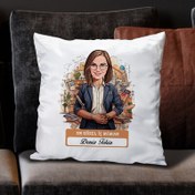 Resim Karikatürlü En Güzel İç Mimar Yastık 