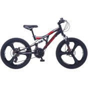 Resim Salcano Nova Monoblok Md 18 V 20 J Çocuk Bisikleti Siyah Kırmızı 