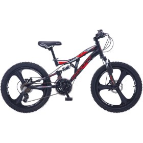 Resim Salcano Nova Monoblok Md 18 V 20 J Çocuk Bisikleti Siyah Kırmızı 