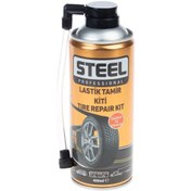 Resim STEEL LASTİK TAMİR KİTİ 400 ML ŞİŞİRİR VE ONARIR 