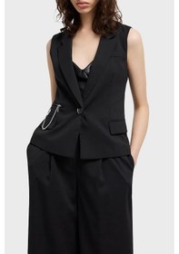 Resim Armani Exchange Bayan Yelek Xw000435 Af12749 Uc001 Siyah Siyah 