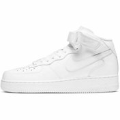 Resim Nike Air Force 1 Mid 07 Erkek Beyaz Spor Ayakkabı 